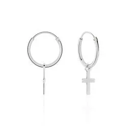 Histoire D'Or Créoles Elvyn Argent Blanc