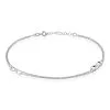 Histoire D'Or Chaîne De Cheville Noelle Argent Blanc -Boucles d'oreilles Bracelet Soldes FAZFBW0195 master