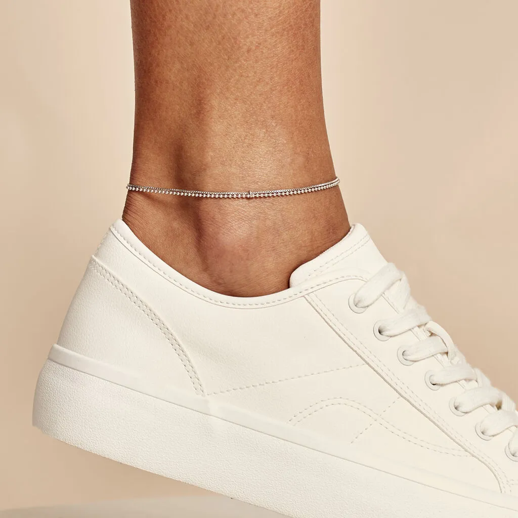 Histoire D'Or Chaîne De Cheville Marie-nicaise Argent Blanc 5 Histoire D'Or Chaîne De Cheville Marie-nicaise Argent Blanc – Image 3