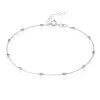 Histoire D'Or Chaîne De Cheville Millia Argent Blanc 2 Histoire D'Or Chaîne De Cheville Millia Argent Blanc -Boucles d'oreilles Bracelet Soldes FAZFBW0199 master