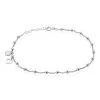 Histoire D'Or Chaîne De Cheville Minia Argent Blanc -Boucles d'oreilles Bracelet Soldes FAZFBW0203 master