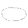 Histoire D'Or Chaîne De Cheville Hannen Argent Blanc -Boucles d'oreilles Bracelet Soldes FAZFBW0263 master