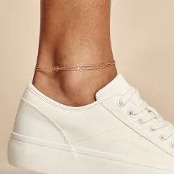 Histoire D'Or Chaîne De Cheville Daria Argent Rose -Boucles d'oreilles Bracelet Soldes FAZFRW0001 model0