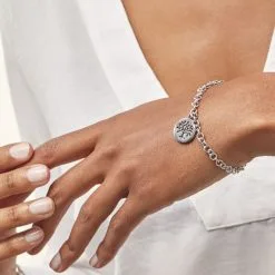 Histoire D'Or Bracelet Acier Blanc Ganet -Boucles d'oreilles Bracelet Soldes FIBFBW0395 model1