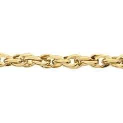 Histoire D'Or Bracelet Chaine Epaisse Acier Dore Dusty -Boucles d'oreilles Bracelet Soldes FIBFJW0292 view1
