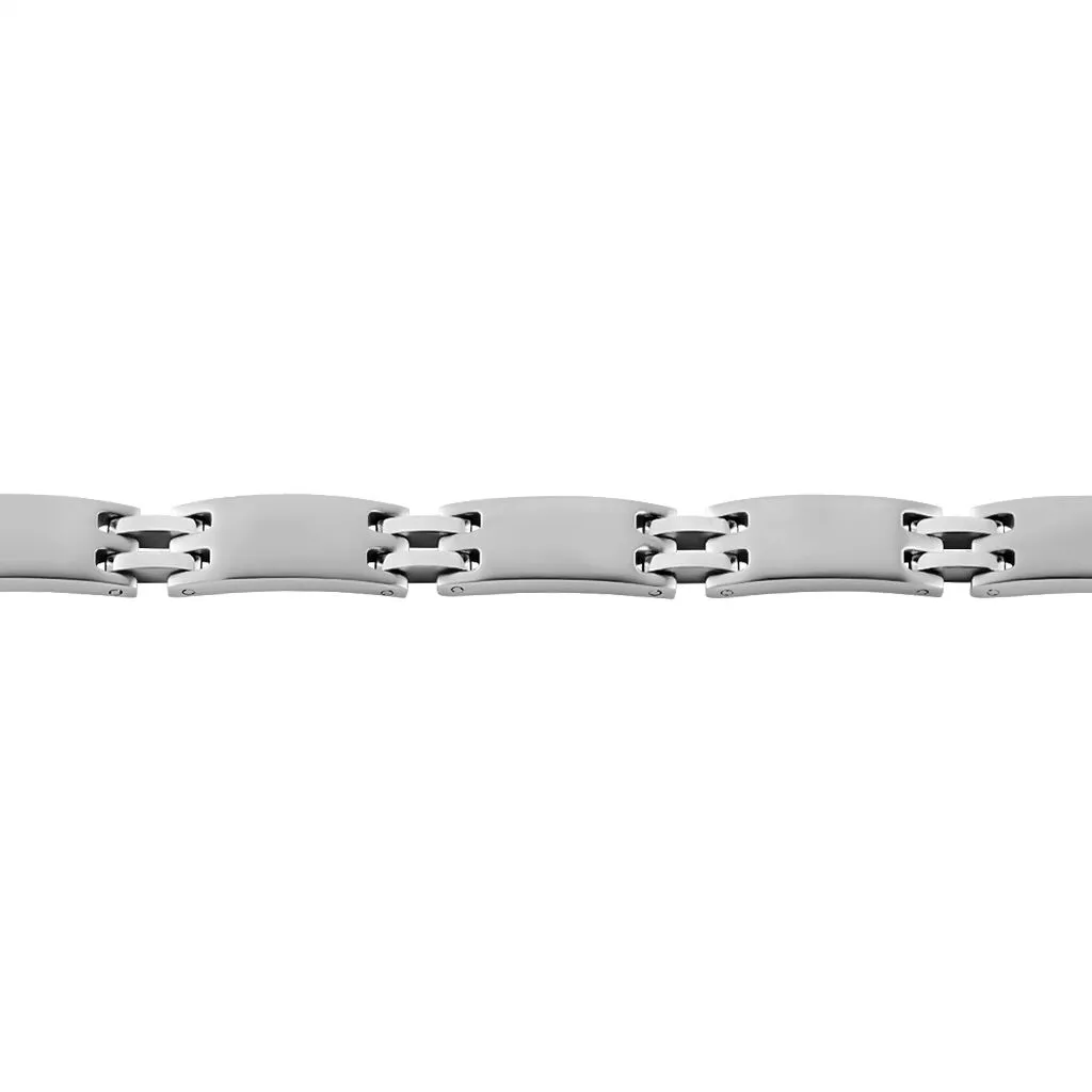 Histoire D'Or Bracelet Jonathan Acier Blanc 4 Histoire D'Or Bracelet Jonathan Acier Blanc – Image 2