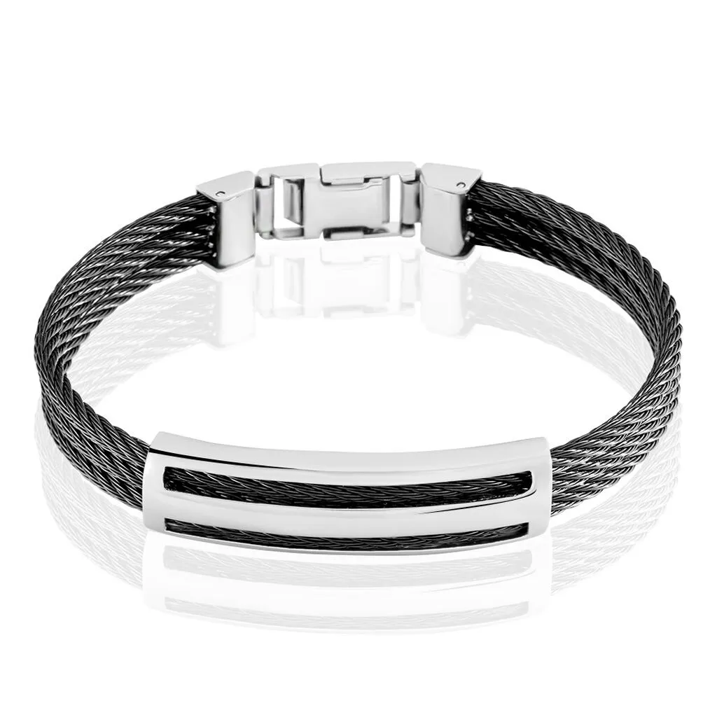 Histoire D'Or Bracelet Enrique Acier Blanc 3 Histoire D'Or Bracelet Enrique Acier Blanc