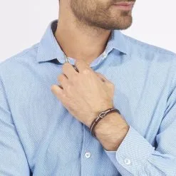 Histoire D'Or Bracelet Acier Blanc Neo -Boucles d'oreilles Bracelet Soldes FIBHBW0467 model0