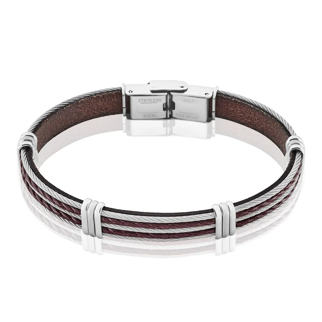 Histoire D'Or Bracelet Francois Acier Blanc 3 Histoire D'Or Bracelet Francois Acier Blanc