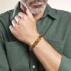 Histoire D'Or Bracelet Double Tour Boules Acier Gris Lachlan 8 Histoire D'Or Bracelet Double Tour Boules Acier Gris Lachlan -Boucles d'oreilles Bracelet Soldes FIBHBXM044 model0