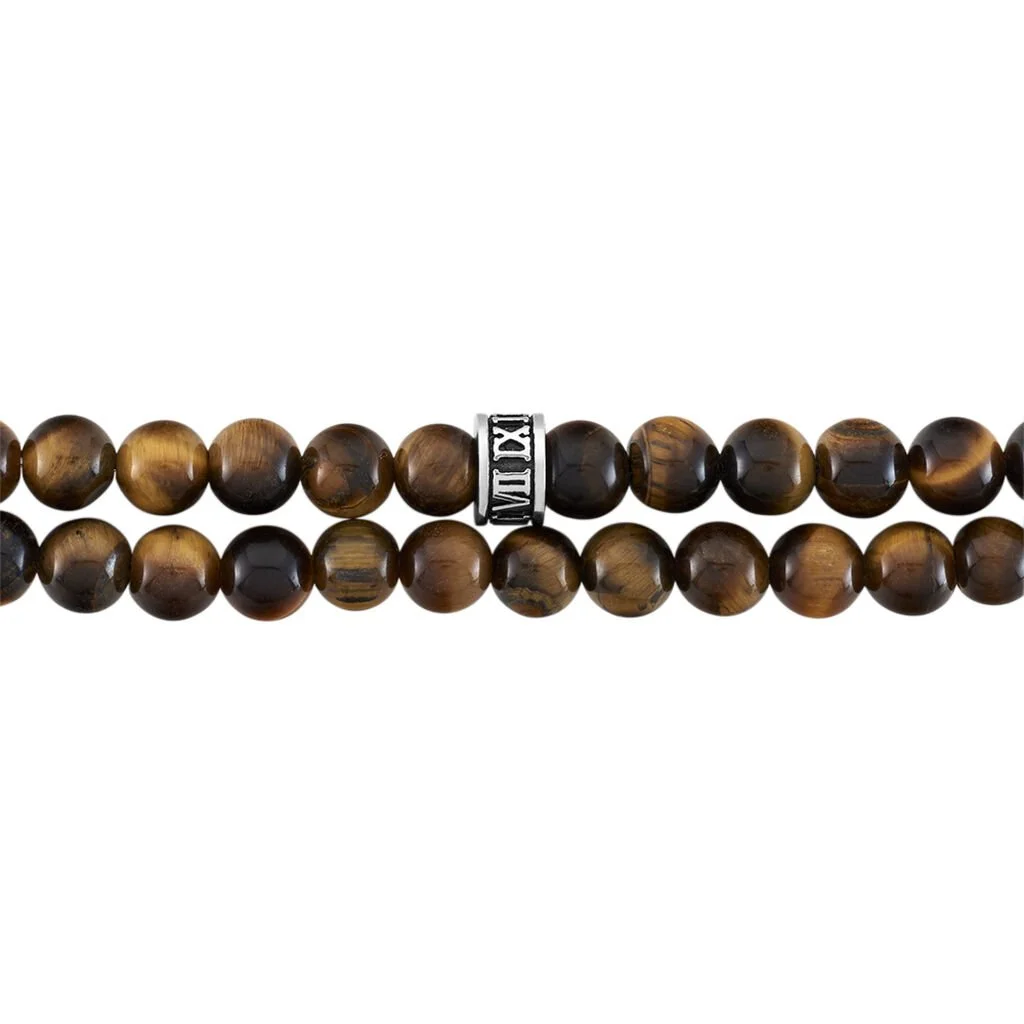 Histoire D'Or Bracelet Double Tour Boules Acier Gris Lachlan 4 Histoire D'Or Bracelet Double Tour Boules Acier Gris Lachlan – Image 2