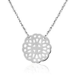 Histoire D'Or Collier Marie-joele Acier Blanc