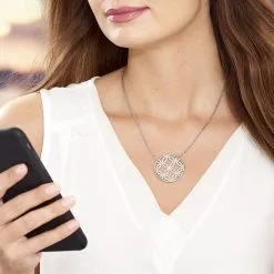 Histoire D'Or Collier Danyl Acier Blanc -Boucles d'oreilles Bracelet Soldes FICFBW0395 model0