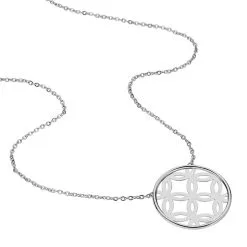 Histoire D'Or Collier Danyl Acier Blanc -Boucles d'oreilles Bracelet Soldes FICFBW0395 view1