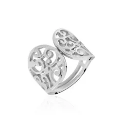 Histoire D'Or Bague Shailys Acier Blanc