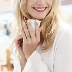 Histoire D'Or Bague Shailys Acier Blanc -Boucles d'oreilles Bracelet Soldes FIDFBW0181 model0