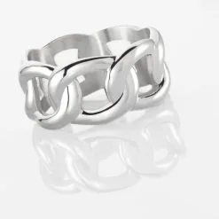 Histoire D'Or Bague Aissata Acier Blanc -Boucles d'oreilles Bracelet Soldes FIDFBW0348 view3