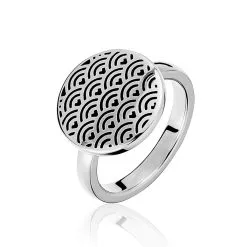 Histoire D'Or Bague Kim Acier Blanc