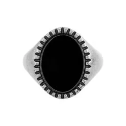 Histoire D'Or Bague Laido Acier Blanc Agate -Boucles d'oreilles Bracelet Soldes FIDHBFN002 view1