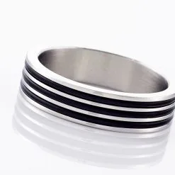 Histoire D'Or Bague Wallace Acier Blanc -Boucles d'oreilles Bracelet Soldes FIDHBW0009 view3