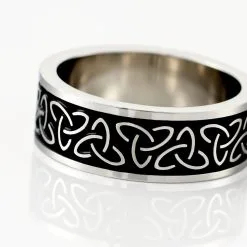 Histoire D'Or Bague Acier Blanc Ugo -Boucles d'oreilles Bracelet Soldes FIDHBW0333 view3