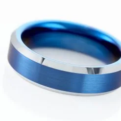 Histoire D'Or Bague Acier Bleu Jaydon -Boucles d'oreilles Bracelet Soldes FIDHEW0042 view3