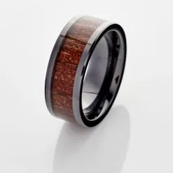 Histoire D'Or Bague Acier Noir Jakub -Boucles d'oreilles Bracelet Soldes FIDHNW0027 view3