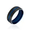 Histoire D'Or Bague Acier Noir Rick