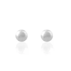 Histoire D'Or Boucles D'oreilles Puces Bilou Acier Blanc