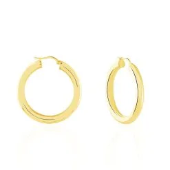 Histoire D'Or Créoles Amael Acier Jaune