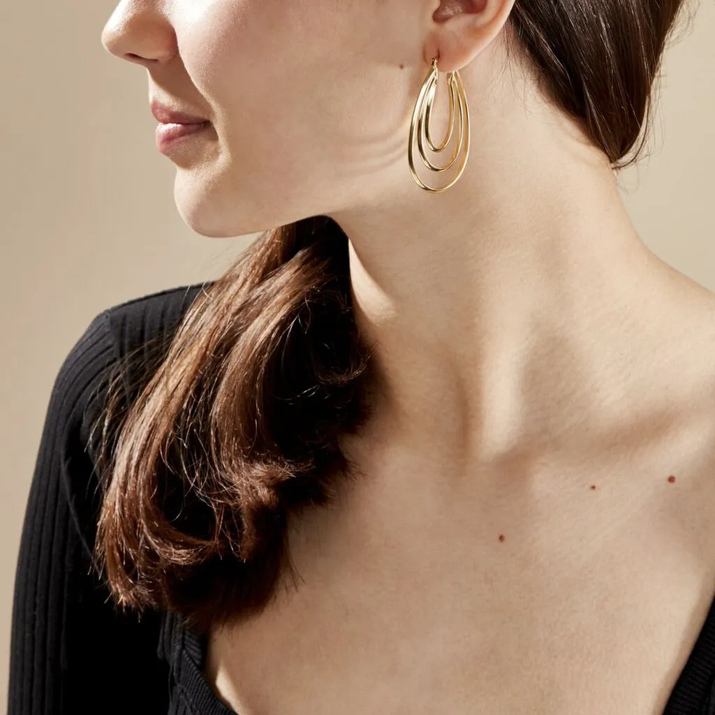 Histoire D'Or Créoles Aglae Acier Jaune 6 Histoire D'Or Créoles Aglae Acier Jaune – Image 4