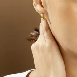 Histoire D'Or Créoles Casilda Acier Jaune 9 Histoire D'Or Créoles Casilda Acier Jaune -Boucles d'oreilles Bracelet Soldes FIOFJW0074 model0