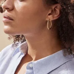 Histoire D'Or Créoles Acier Doré Pascau 10 Histoire D'Or Créoles Acier Doré Pascau -Boucles d'oreilles Bracelet Soldes FIOFJW0124 model0