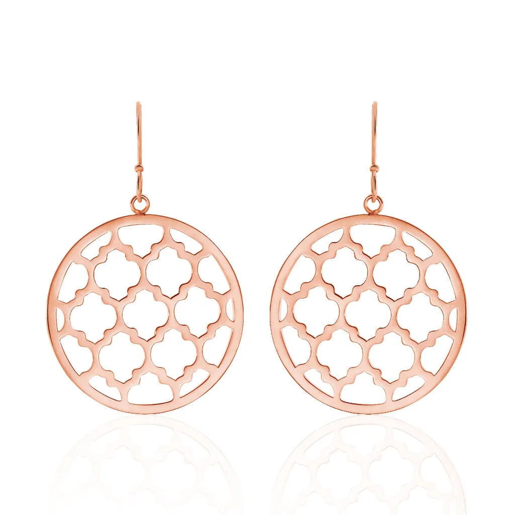 Histoire D'Or Boucles D'oreilles Pendantes Nevenka Acier Rose 3 Histoire D'Or Boucles D'oreilles Pendantes Nevenka Acier Rose