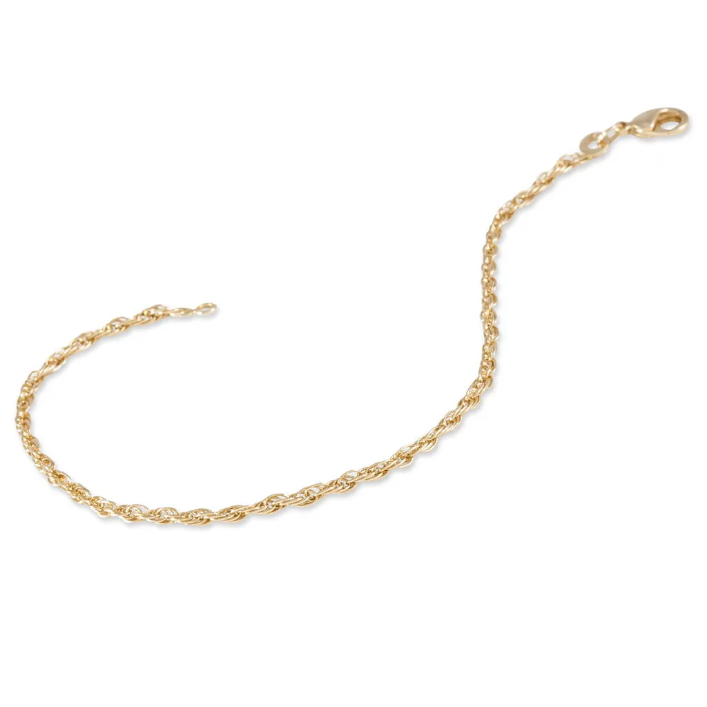 Histoire D'Or Bracelet Azelys Maille Corde Plaqué Or Jaune 4 Histoire D'Or Bracelet Azelys Maille Corde Plaqué Or Jaune – Image 2