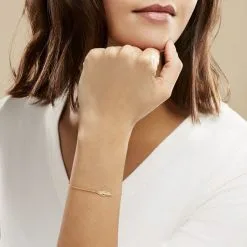 Histoire D'Or Bracelet Hanae Plaqué Or Jaune -Boucles d'oreilles Bracelet Soldes FQBFJW0504 model0