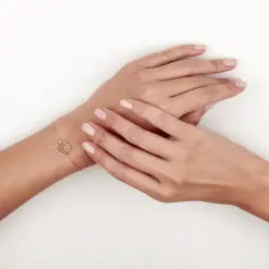 Histoire D'Or Bracelet Celso Plaqué Or Jaune -Boucles d'oreilles Bracelet Soldes FQBFJW0506 view2