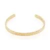 Histoire D'Or Bracelet Jonc Lilya Plaqué Or Jaune -Boucles d'oreilles Bracelet Soldes FQBFJW0603 master