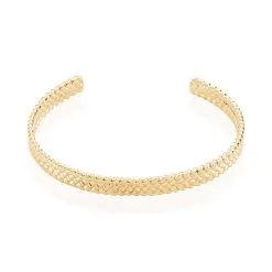 Histoire D'Or Bracelet Jonc Lilya Plaqué Or Jaune