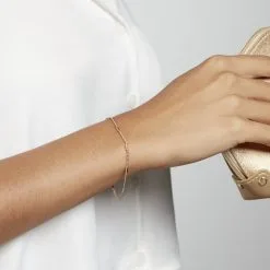 Histoire D'Or Bracelet Frans Plaqué Or -Boucles d'oreilles Bracelet Soldes FQBFJW0655 model0