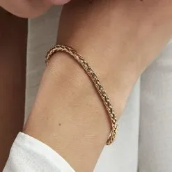 Histoire D'Or Bracelet Plaqué Or Jaune Avelyne -Boucles d'oreilles Bracelet Soldes FQBFJW0673 model1