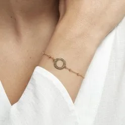 Histoire D'Or Bracelet Savas Plaqué Or Jaune -Boucles d'oreilles Bracelet Soldes FQBFJW0675 model0