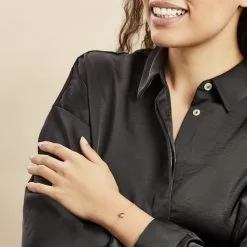 Histoire D'Or Bracelet Plaqué Or Jaune Nilay Oxyde De Zirconium -Boucles d'oreilles Bracelet Soldes FQBFJZS007 model0