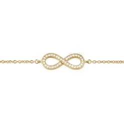 Histoire D'Or Bracelet Merane Plaqué Or Jaune Oxyde De Zirconium -Boucles d'oreilles Bracelet Soldes FQBFJZW187 view1