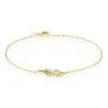 Histoire D'Or Bracelet Ishaae Plaque Or Jaune Oxyde De Zirconium -Boucles d'oreilles Bracelet Soldes FQBFJZW201 master