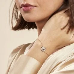 Histoire D'Or Bracelet Maria-carmen Plaqué Or Jaune Oxyde De Zirconium -Boucles d'oreilles Bracelet Soldes FQBFJZW335 model0