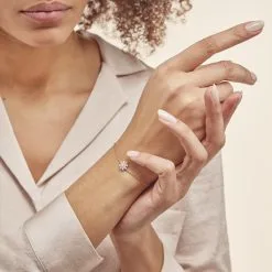 Histoire D'Or Bracelet Plaqué Or Sadoth Oxydes De Zirconium -Boucles d'oreilles Bracelet Soldes FQBFJZW400 model1