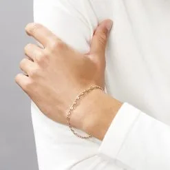 Histoire D'Or Bracelet Plaqué Or Jaune William -Boucles d'oreilles Bracelet Soldes FQBHJW0155 model1