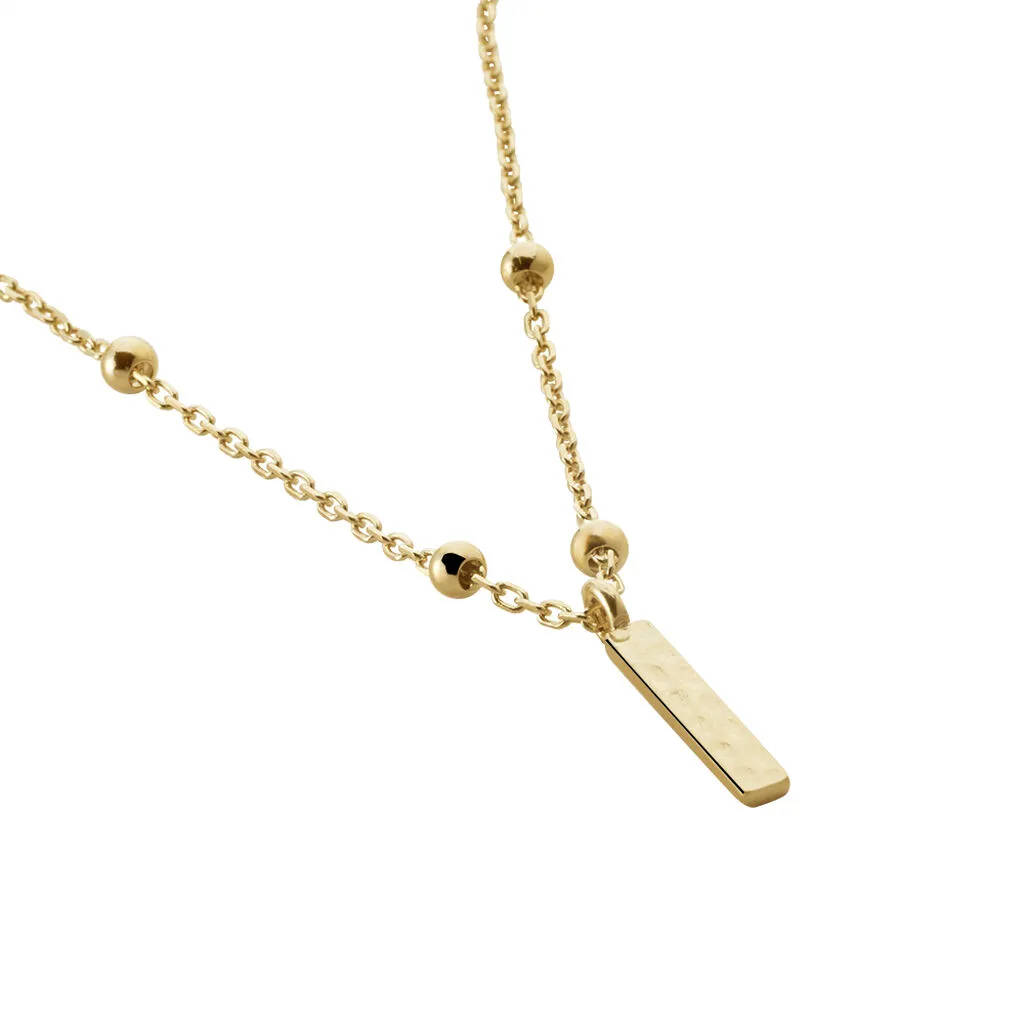 Histoire D'Or Collier Plaqué Or Jaune Lettra 4 Histoire D'Or Collier Plaqué Or Jaune Lettra – Image 2
