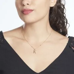 Histoire D'Or Collier Plaqué Or Jaune Lettra -Boucles d'oreilles Bracelet Soldes FQCFJW0661 model1